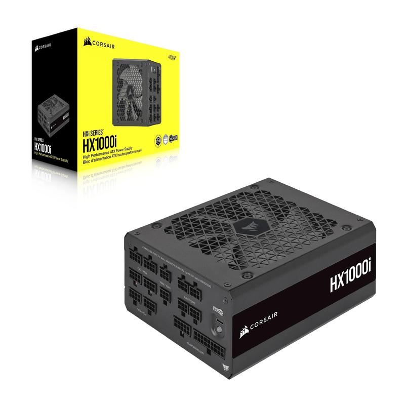 Fonte de alimentação Corsair HX1000i Ultra Low Noise 80 Plus